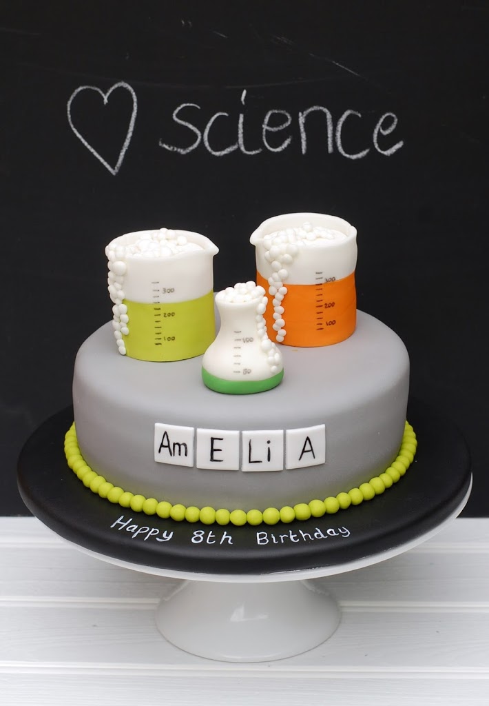Cake tag: chemistry - CakesDecor